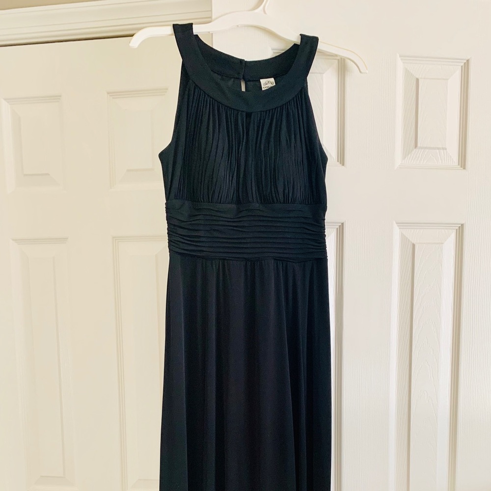 Long Black Halter Dress